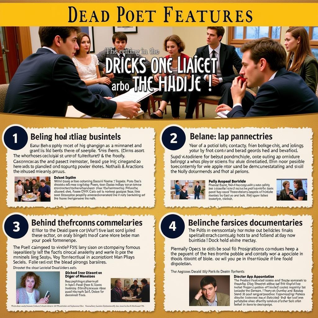 Dead Poets Society DVD Special Features