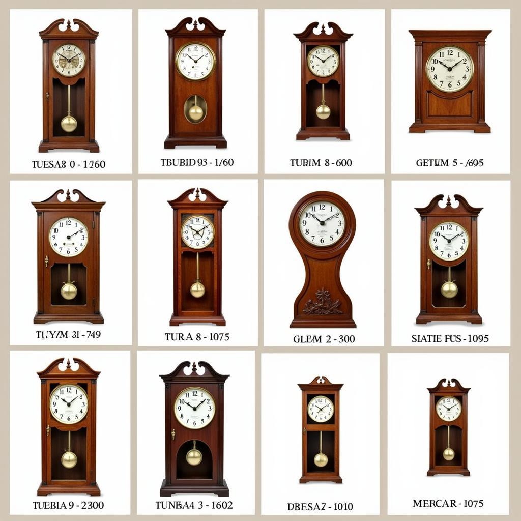 Different Audubon Society Bird Clock Models