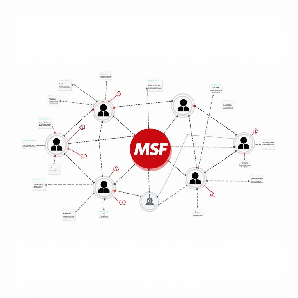 Digital web of communication within MSF