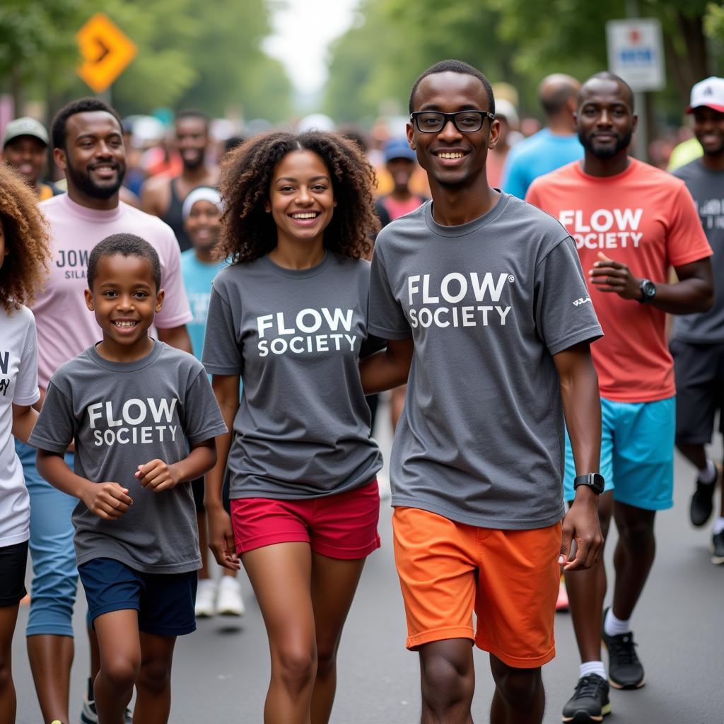 Diverse Community in Flow Society Shorts