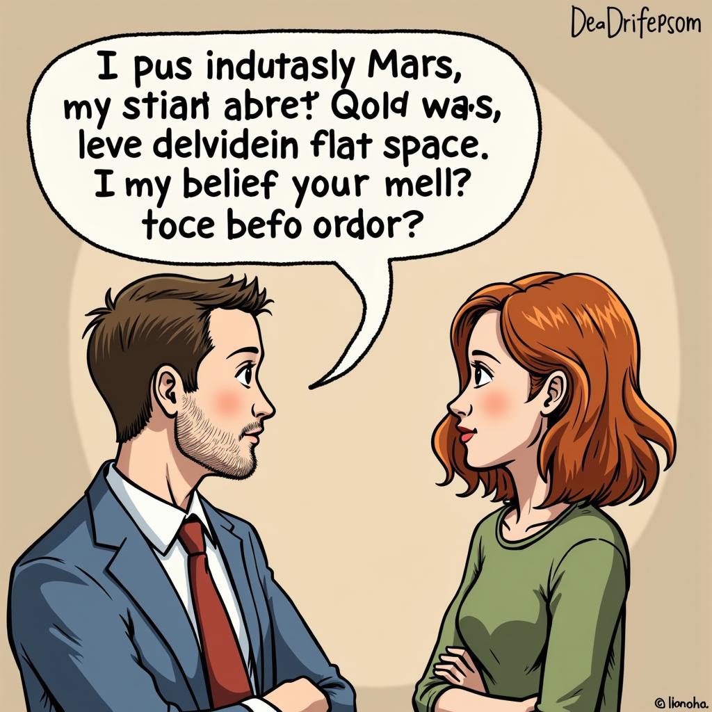 Empathy in Discussions with the Flat Mars Society