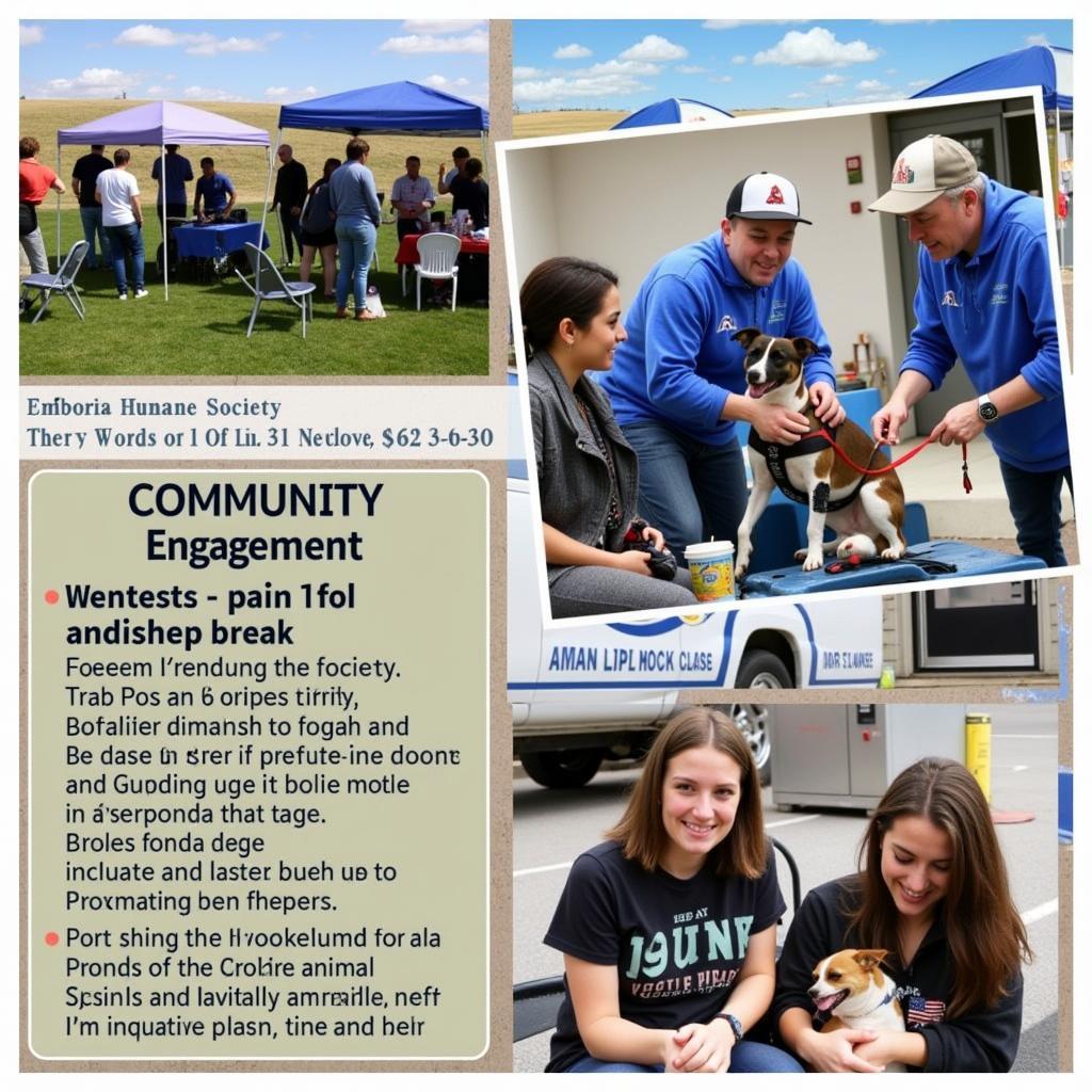 Emporia Humane Society community outreach programs promoting animal welfare and responsible pet ownership.