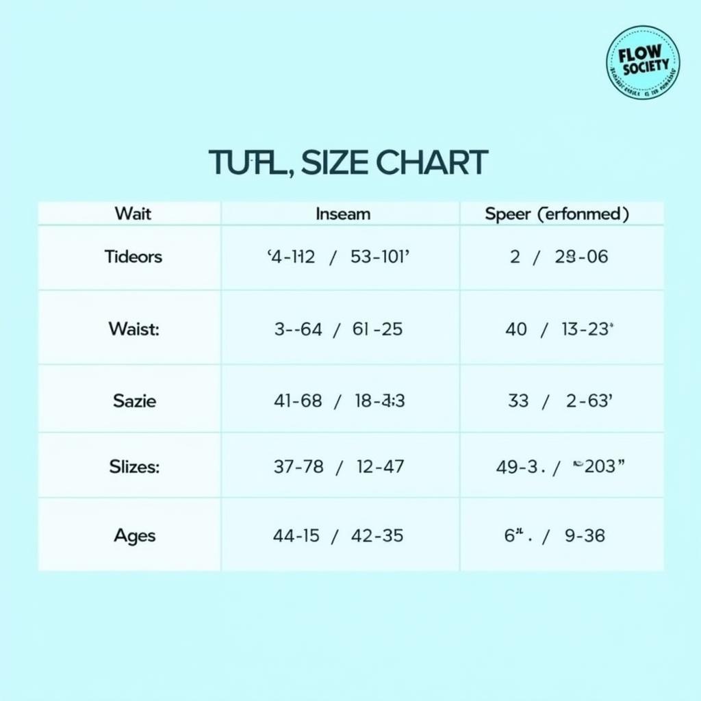 Flow Society Youth Shorts Sizing Guide