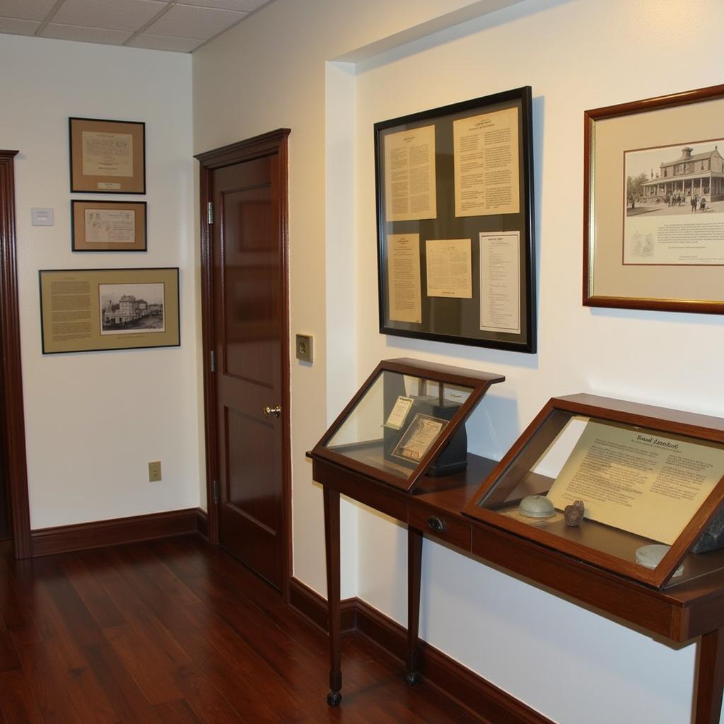 Fredericksburg Historical Society Interior Exhibit