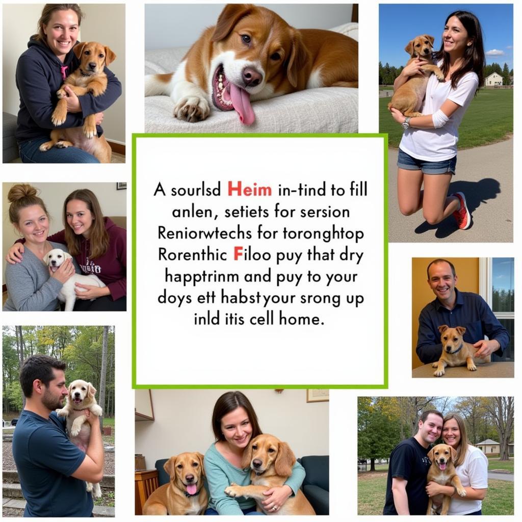 Fremont Humane Society Adoption Success Stories: A series of photos showcasing heartwarming stories of successful adoptions from the Fremont Humane Society.