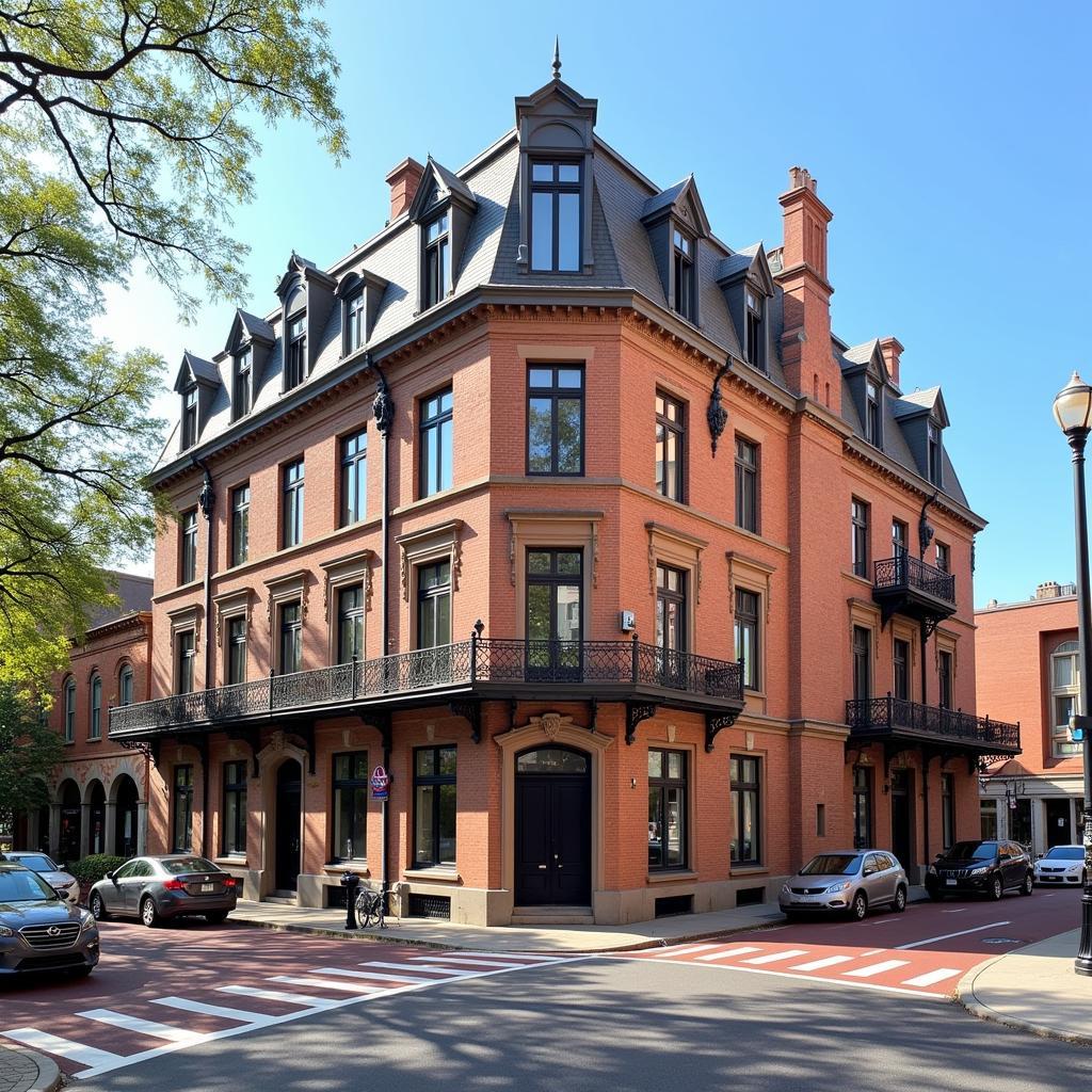 The Georgia Historical Society building in Savannah, Georgia.