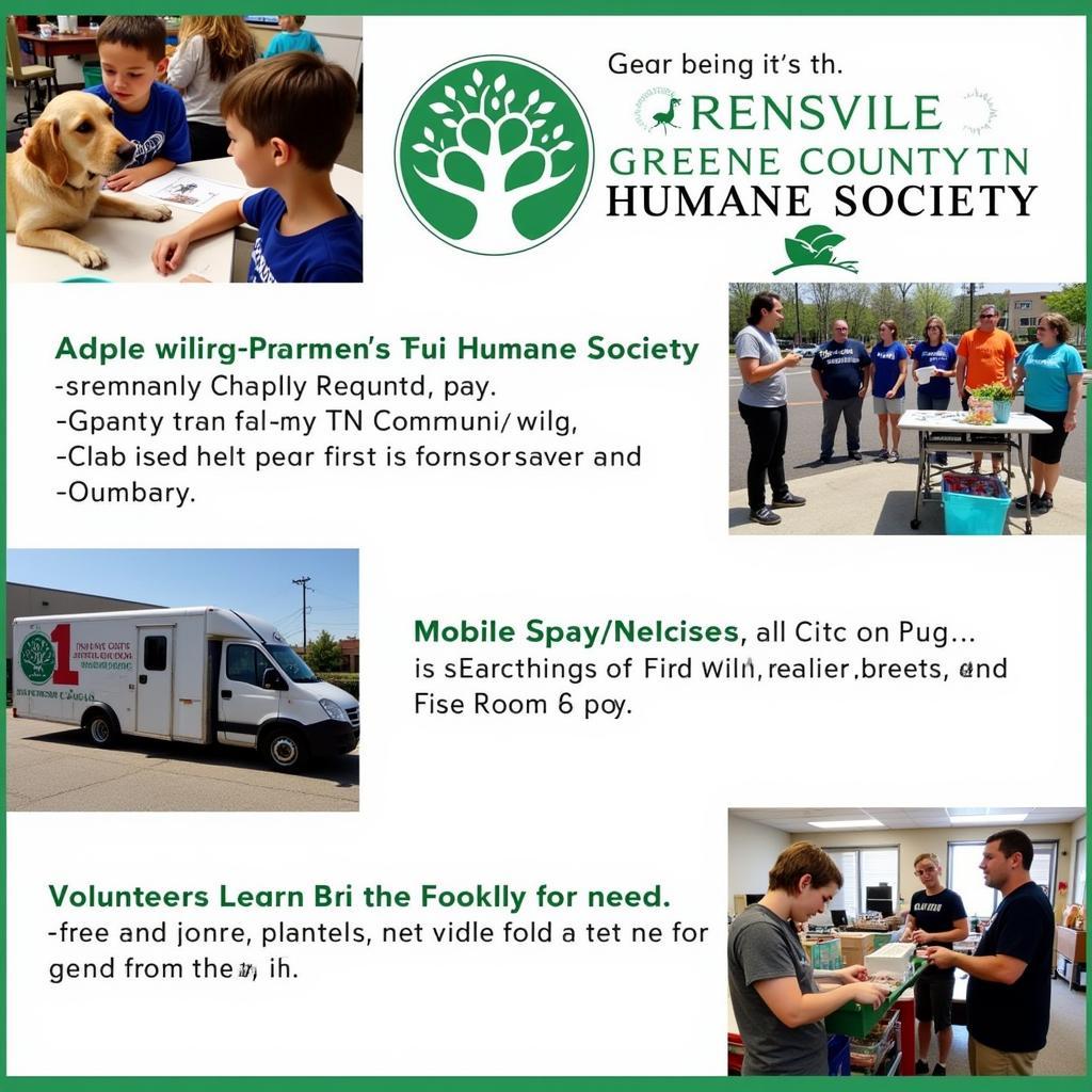 Greeneville Greene County TN Humane Society Community Programs