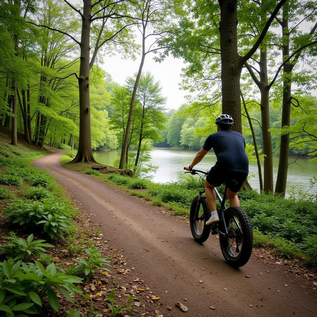 Greensboro Fat Tire Trails at Haw River