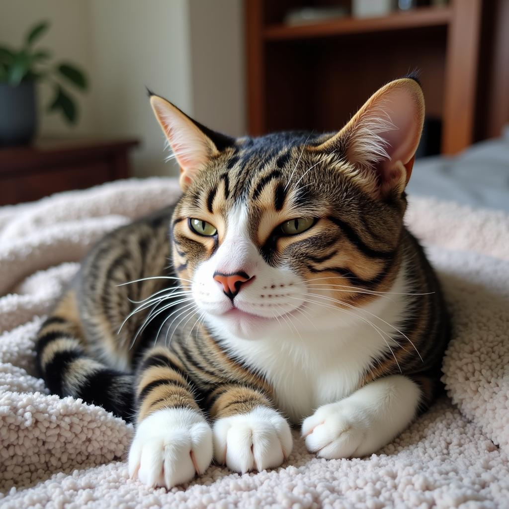 A Happy Adopted Cat from the Sioux Falls Humane Society