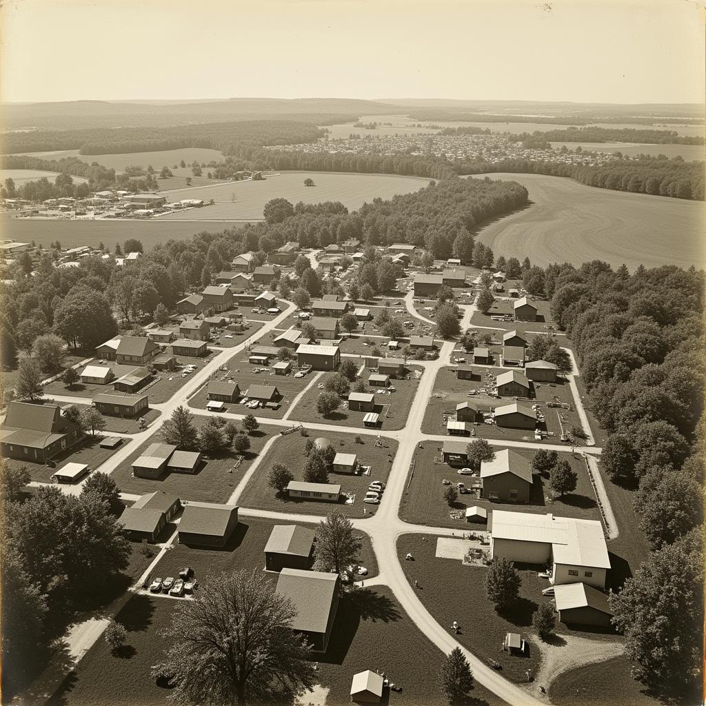 Harmony Society Settlement in Indiana