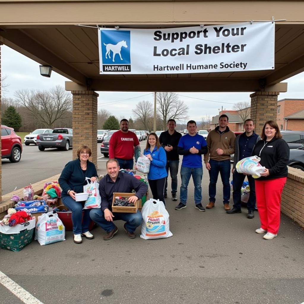 Community Support through Donations at the Hartwell Humane Society