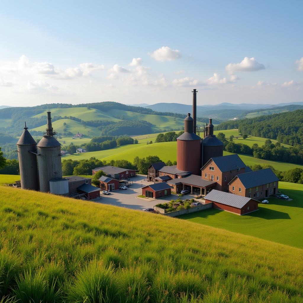 Heaven Hill Distillery in the Kentucky Bourbon Country