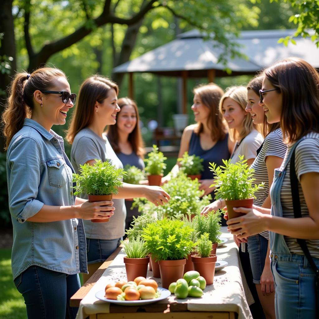 Herb Society Community Gathering and Plant Swap