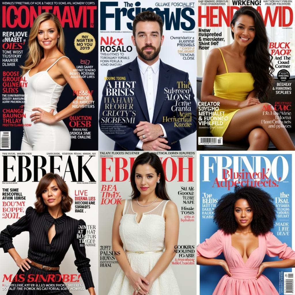 High Society Magazine Covers: Modern Influencers and Trendsetters