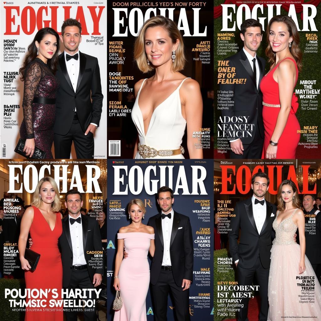 High Society Magazine Covers: Philanthropic Events and Galas