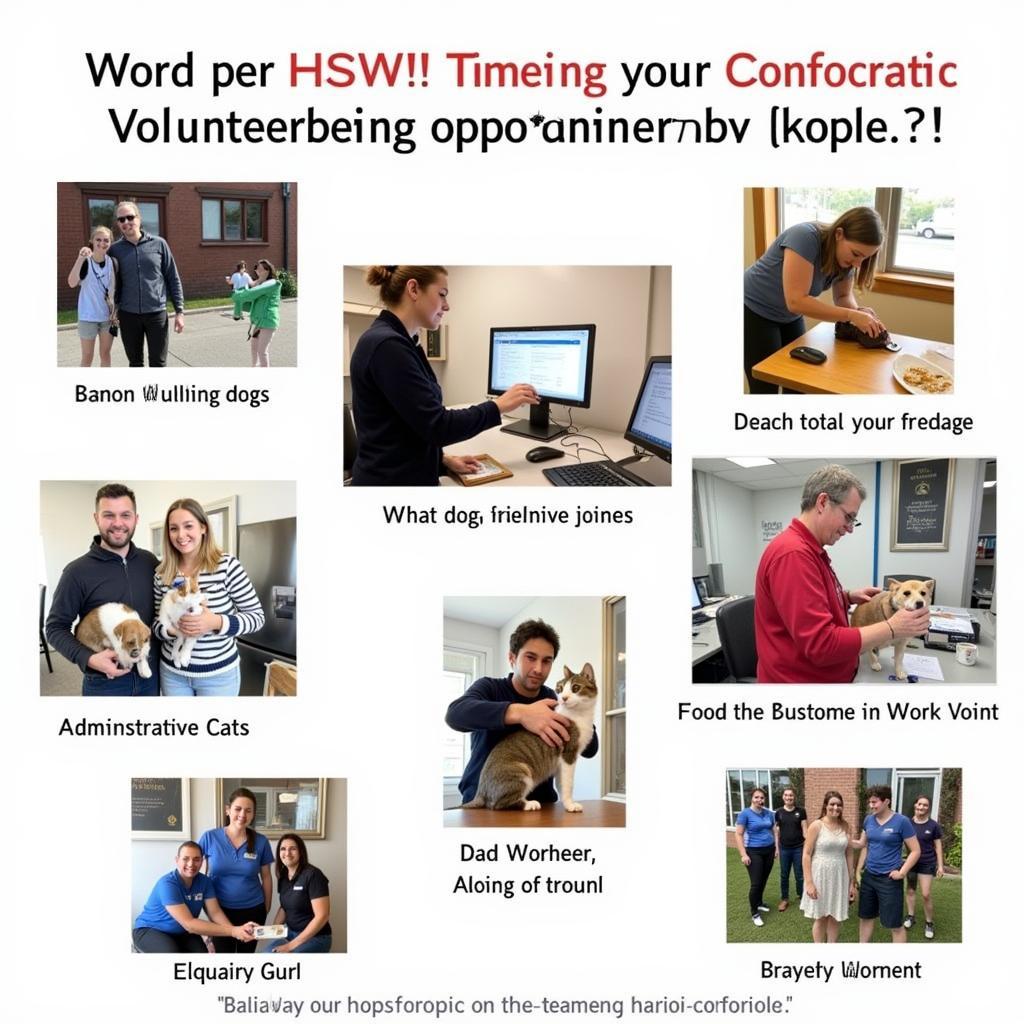 Diverse Volunteer Opportunities at HSSW