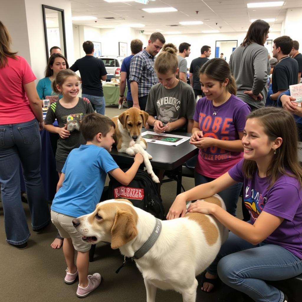 Humane Society Adoption Event Connecting People and Pets