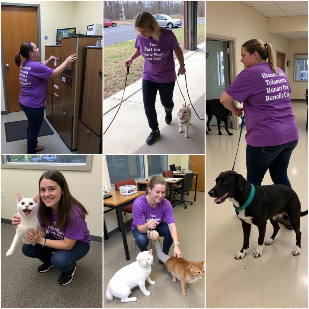 Volunteers at Humane Society Clarksburg WV