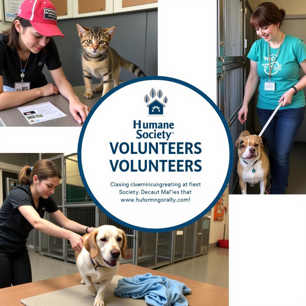 Volunteers at Humane Society Decatur Macon