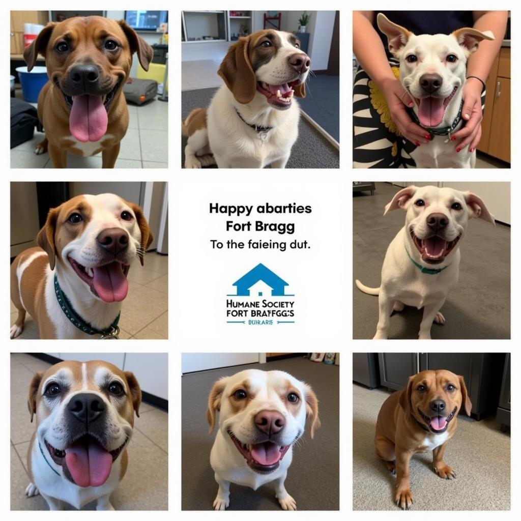 Happy Adopted Pets from the Fort Bragg Humane Society