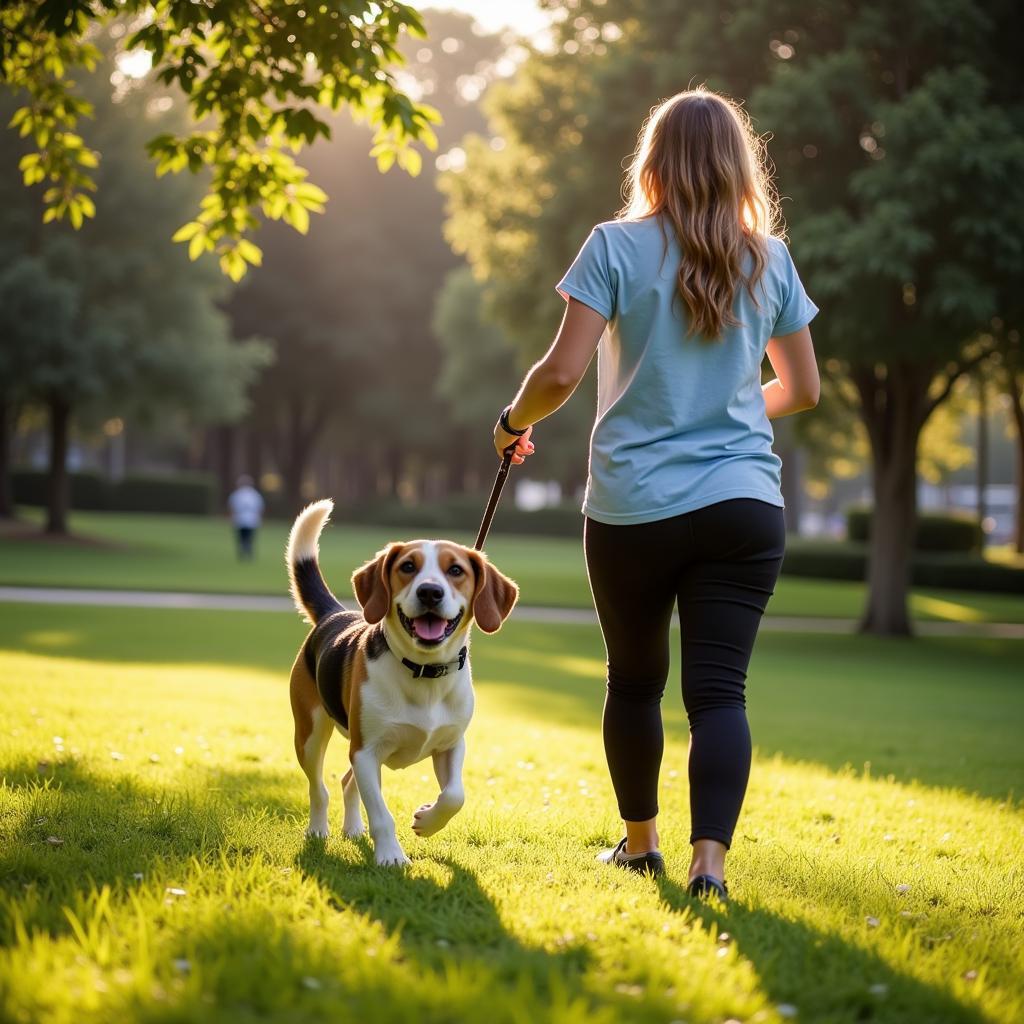 Dog Walking Volunteer at Humane Society Lakewood Ranch