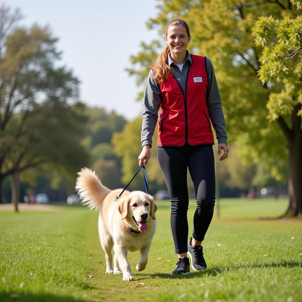 Humane Society Montgomery County VA Volunteer Dog Walking