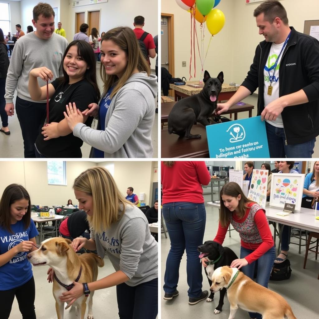 Adoption event at the Humane Society in Port St. Lucie, Florida