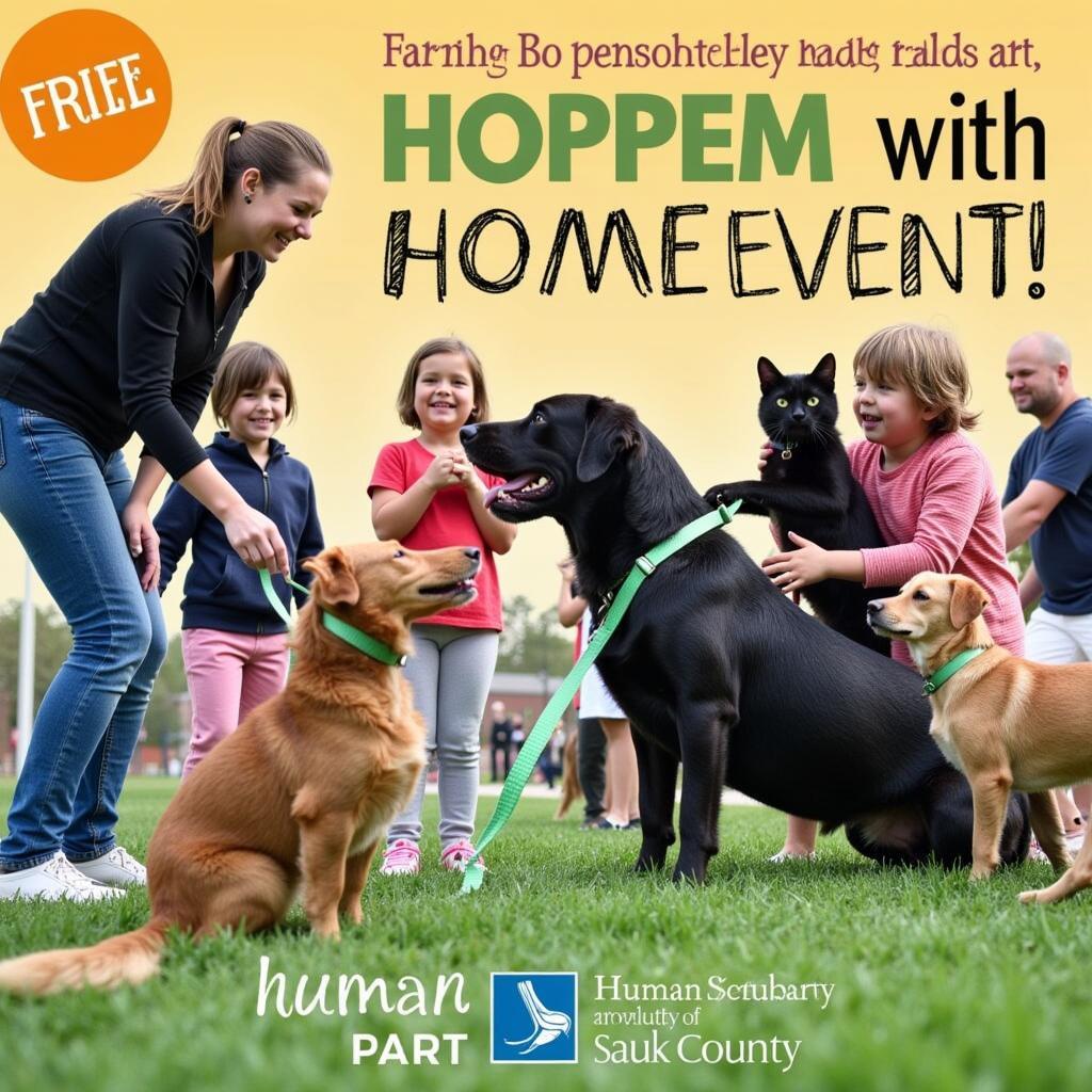 Humane Society Sauk County Adoption Event