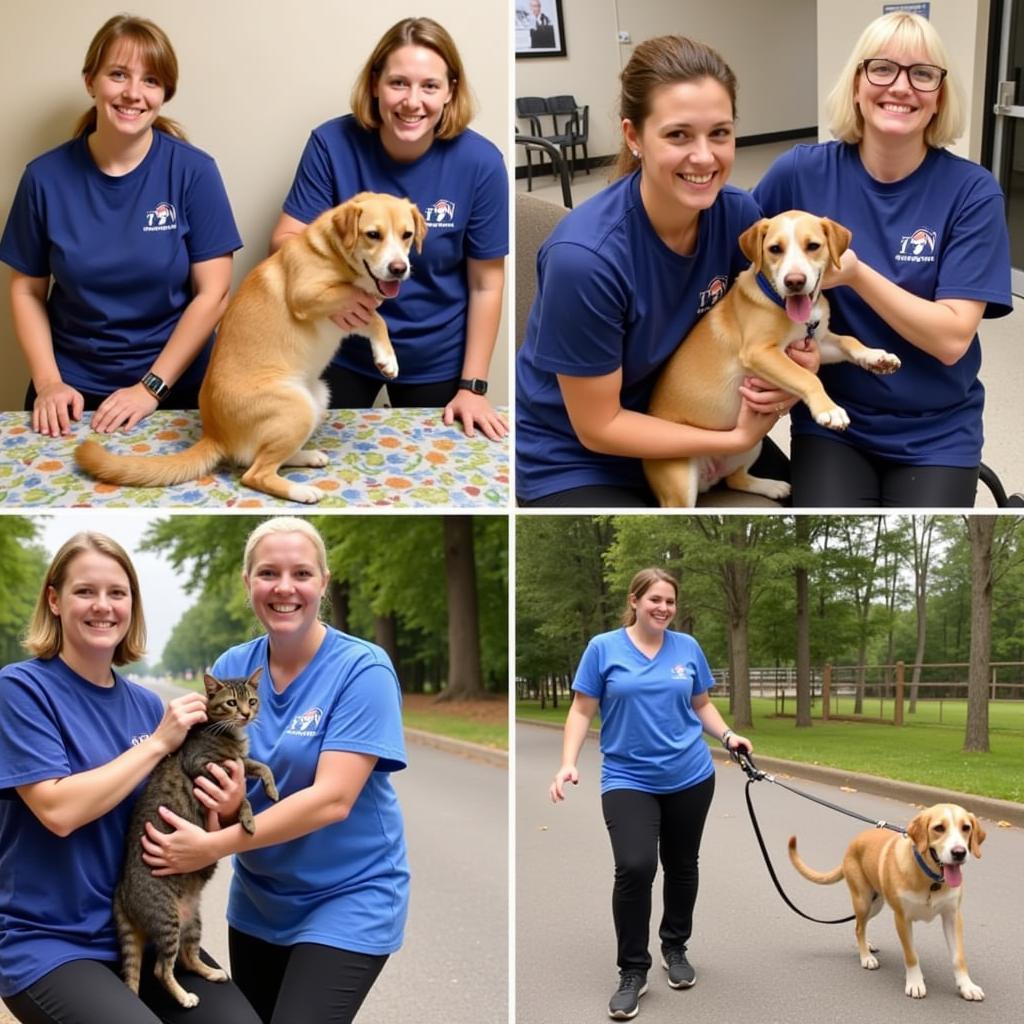 Volunteers at Tipton County Humane Society