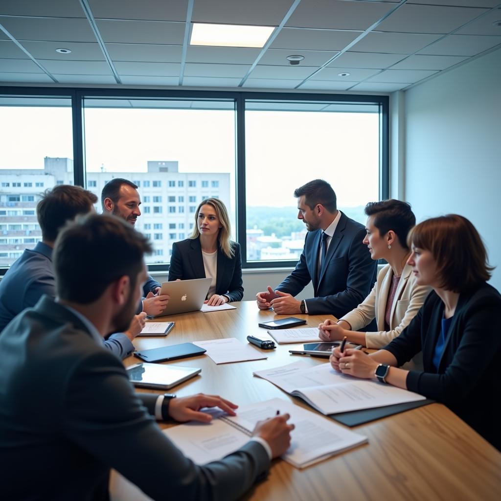 Insurance Regulatory Examiners Collaborating on Review