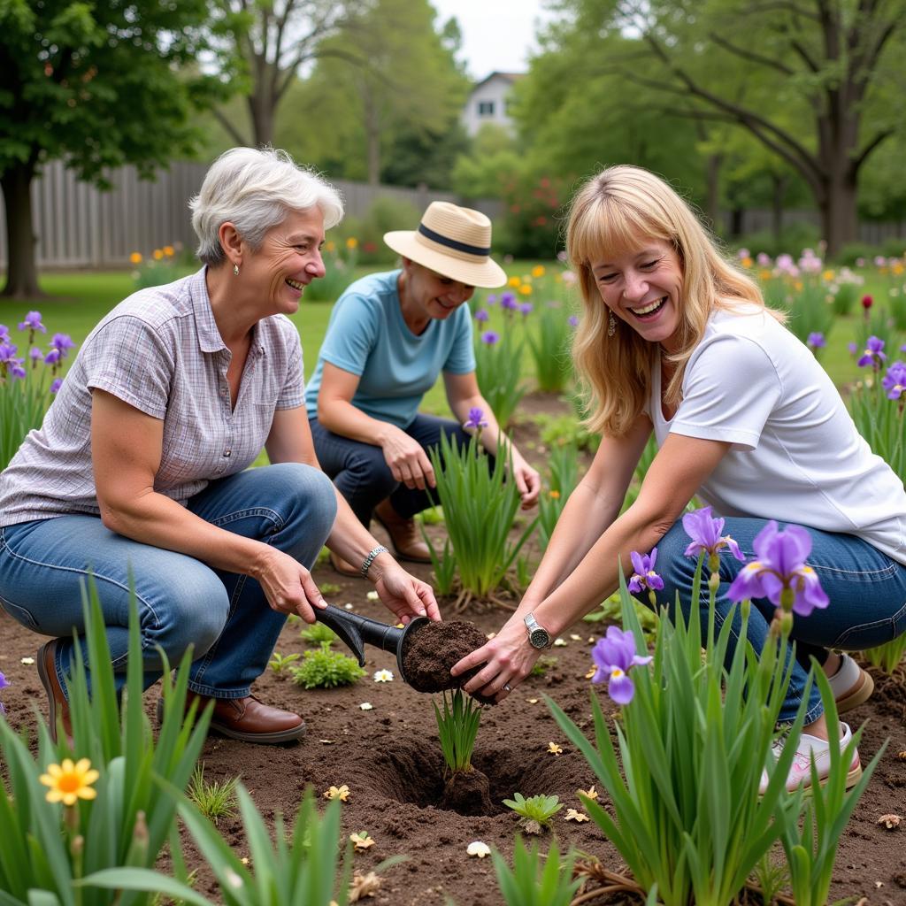 Iris Society Community Gardening