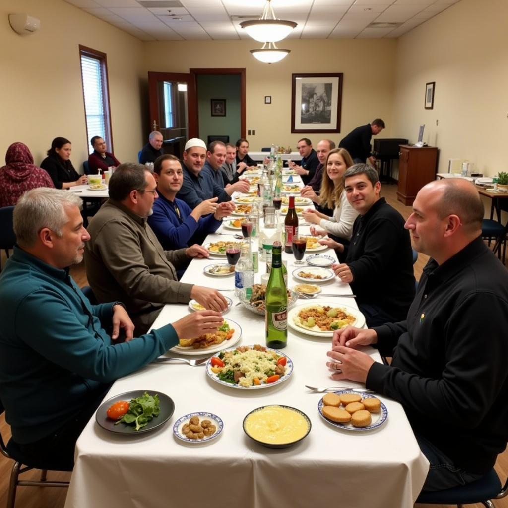 Community Dinner at the Islamic Society of Northwest Suburbs