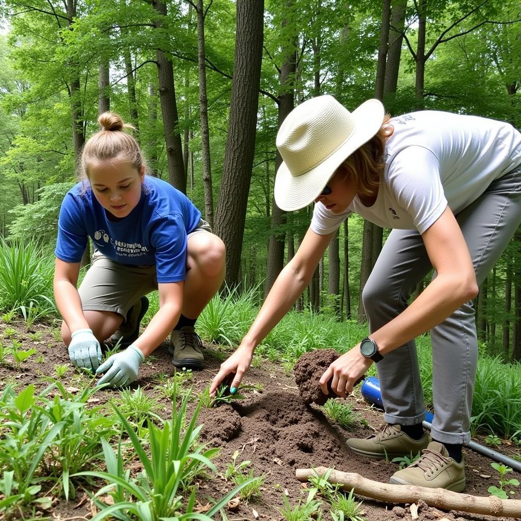 Habitat Restoration Project by Kalamazoo Audubon Society