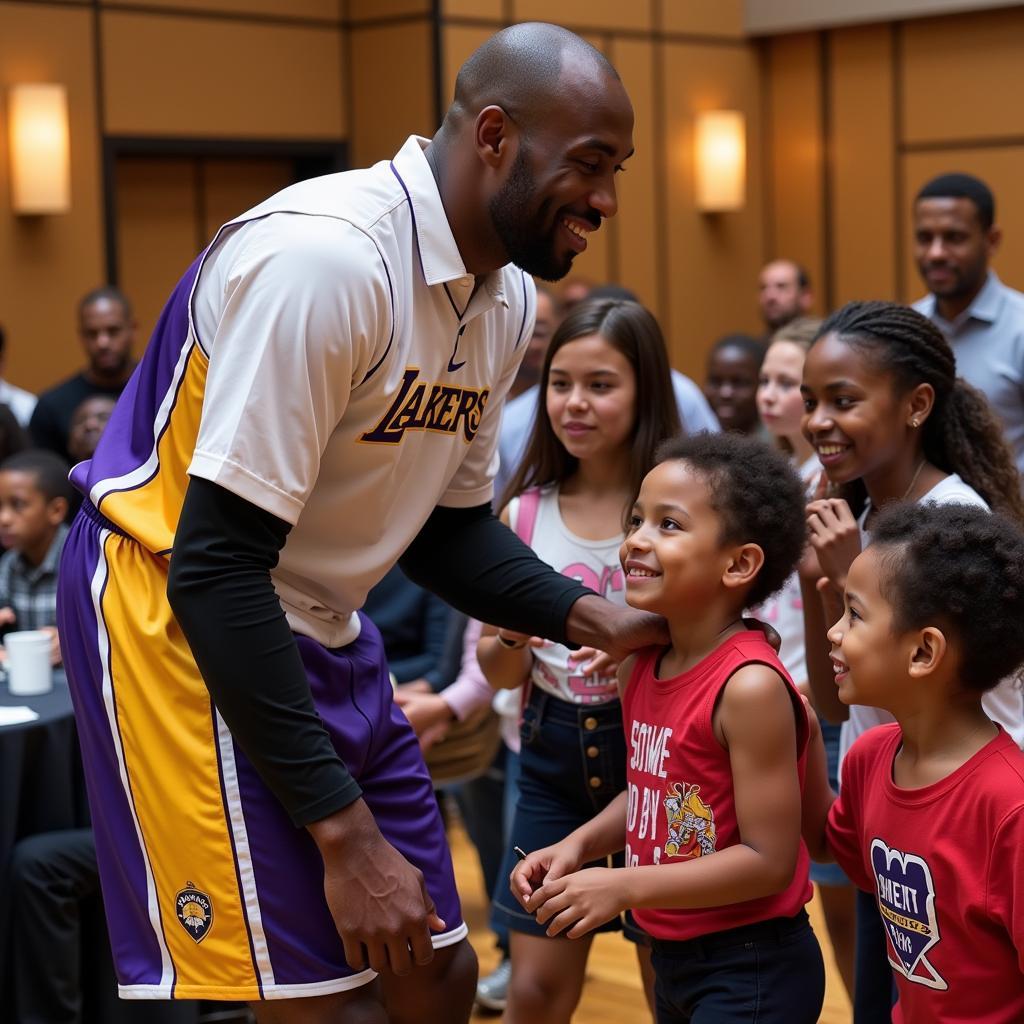 Kobe Bryant's Community Involvement and Philanthropy