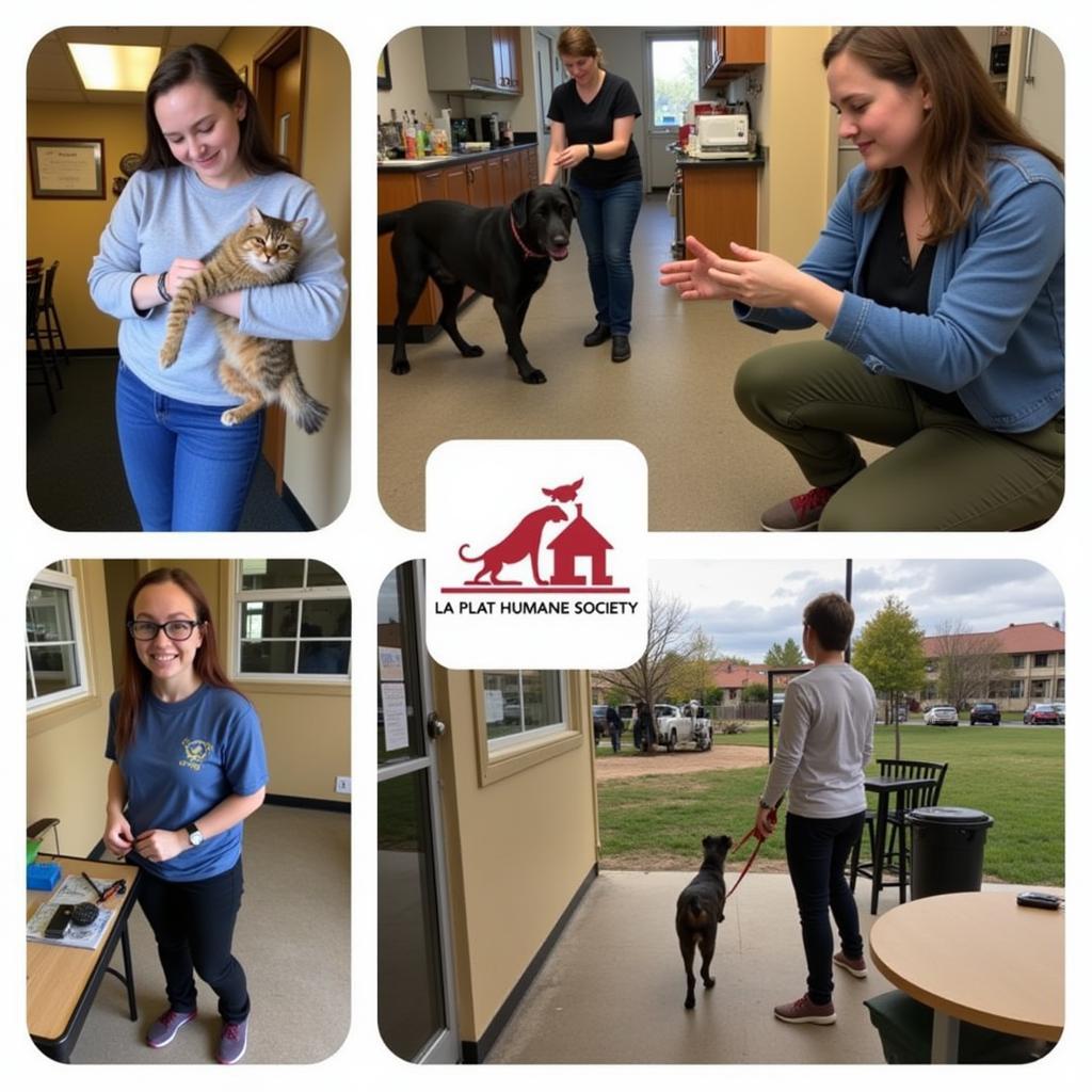 Volunteers at La Plata Humane Society