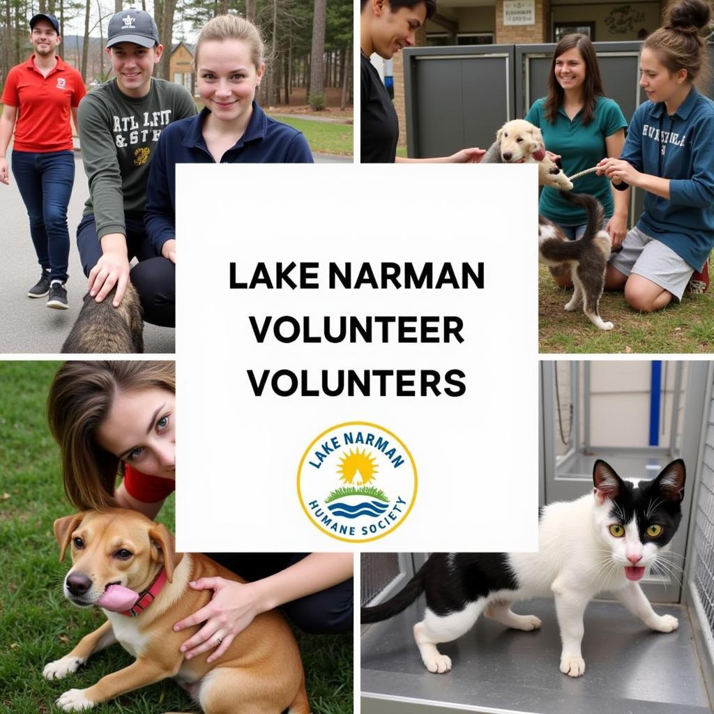 Volunteers at the Lake Norman Humane Society