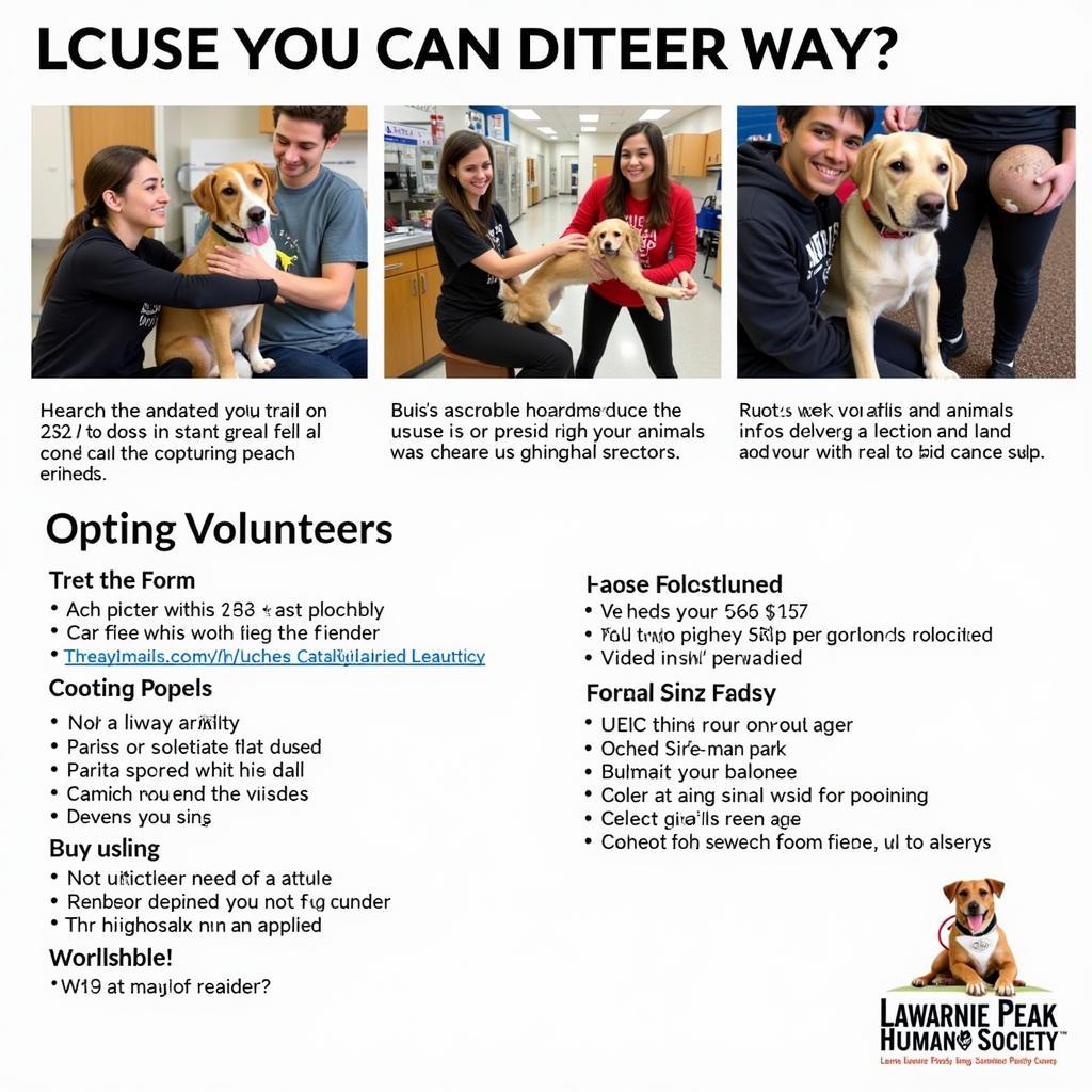 Laramie Peak Humane Society Volunteers