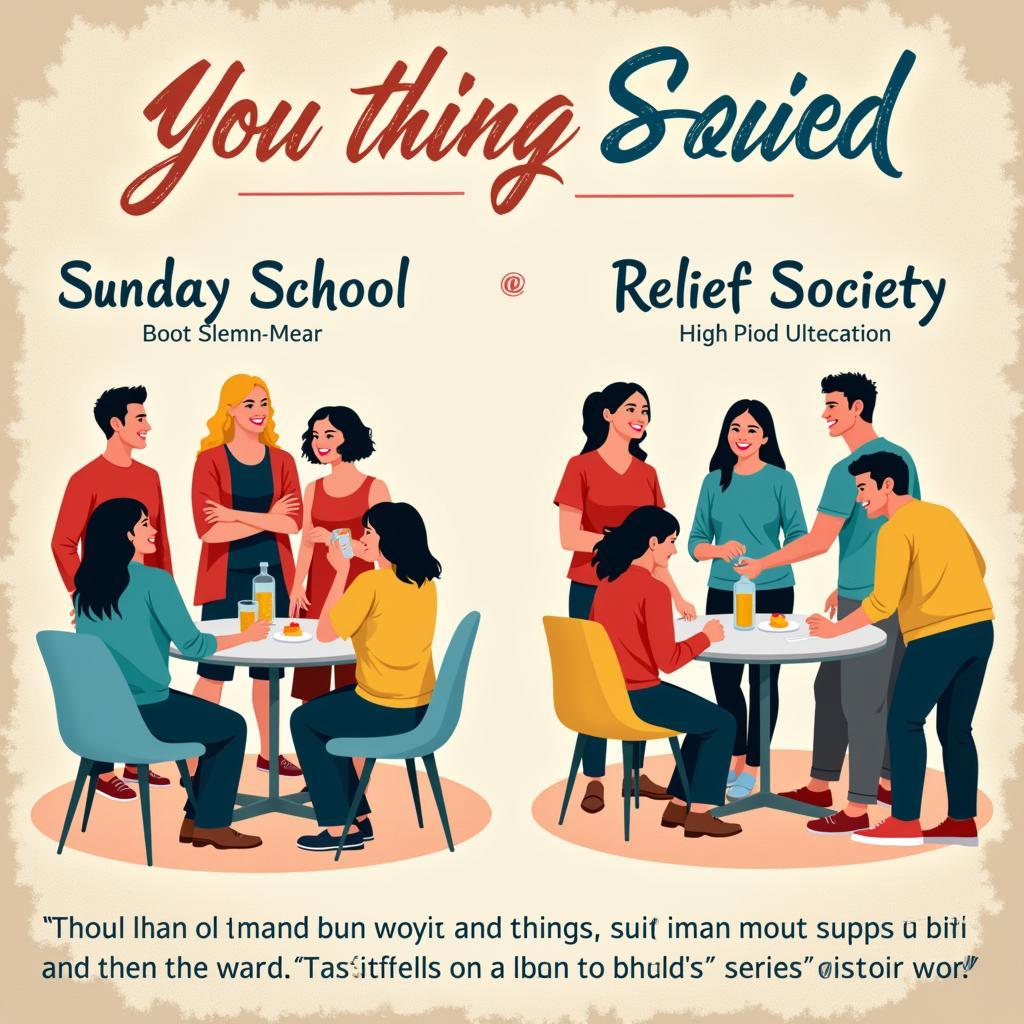 LDS Sunday School and Relief Society Combined Activity