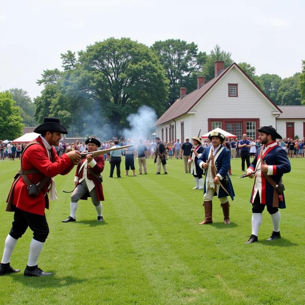 Lexington Battle Green Reenactment - Lexington Historical Society