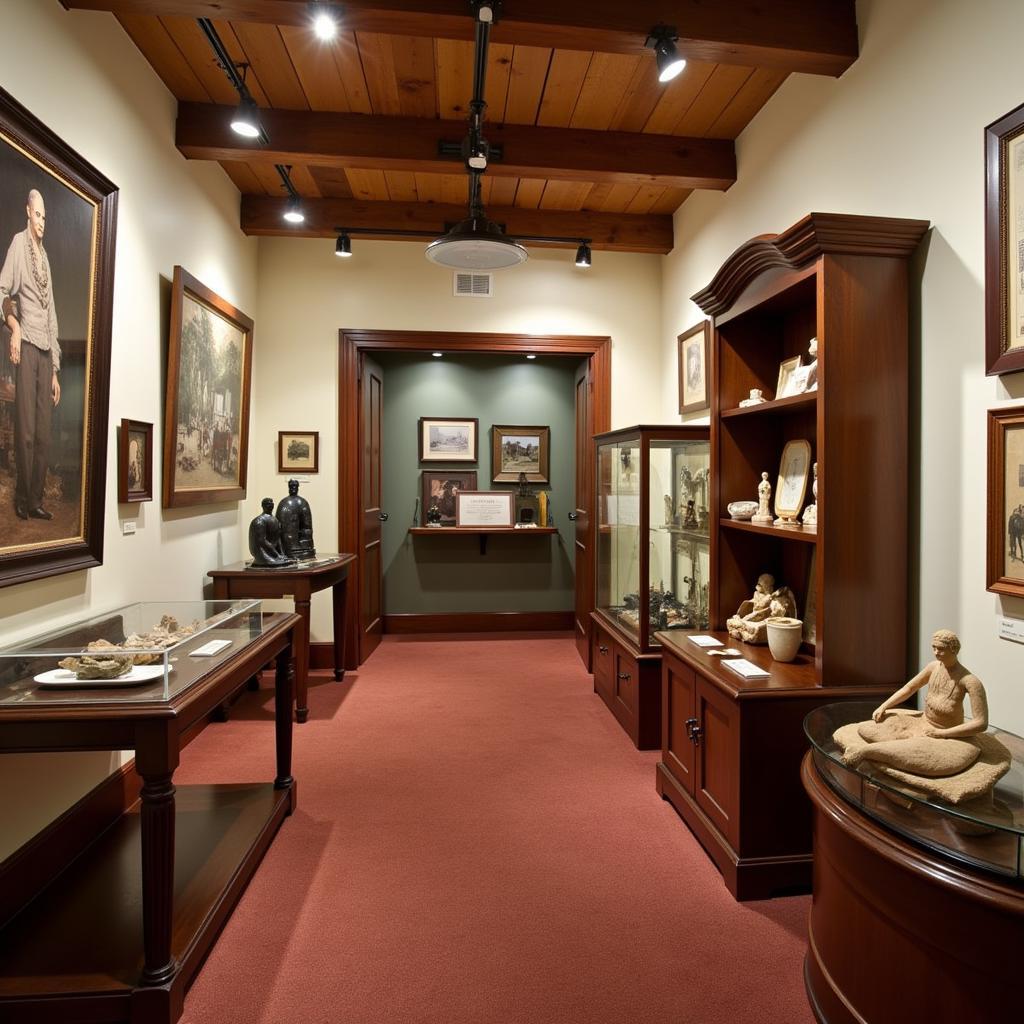 Maui Historical Society Bailey House Museum Interior Exhibit