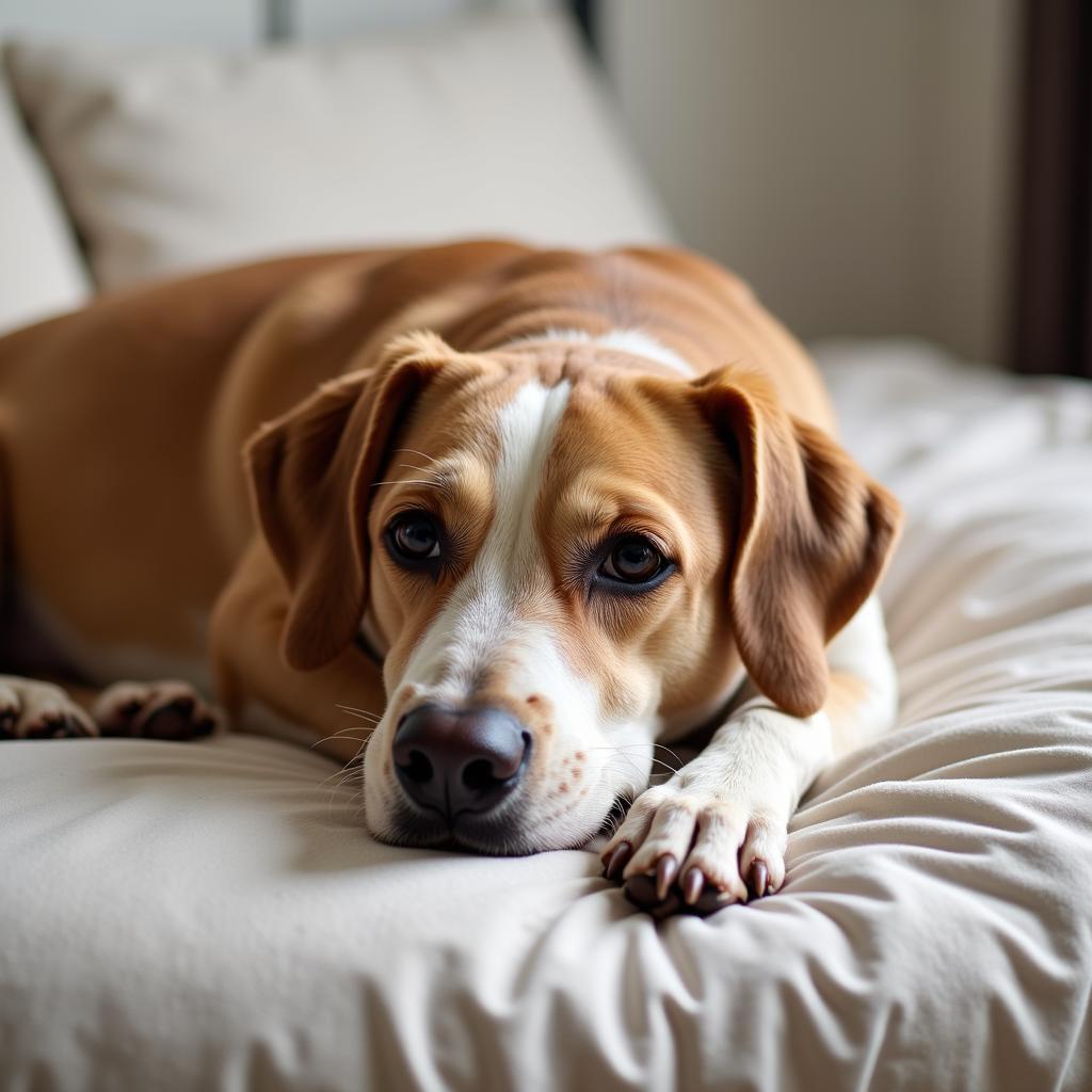 Adopted Dog in New Home from McNairy County Humane Society