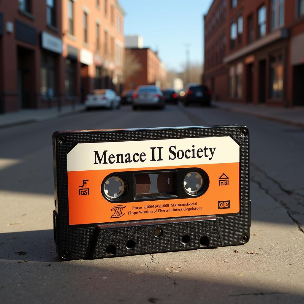 Menace II Society Soundtrack on Cassette Tape