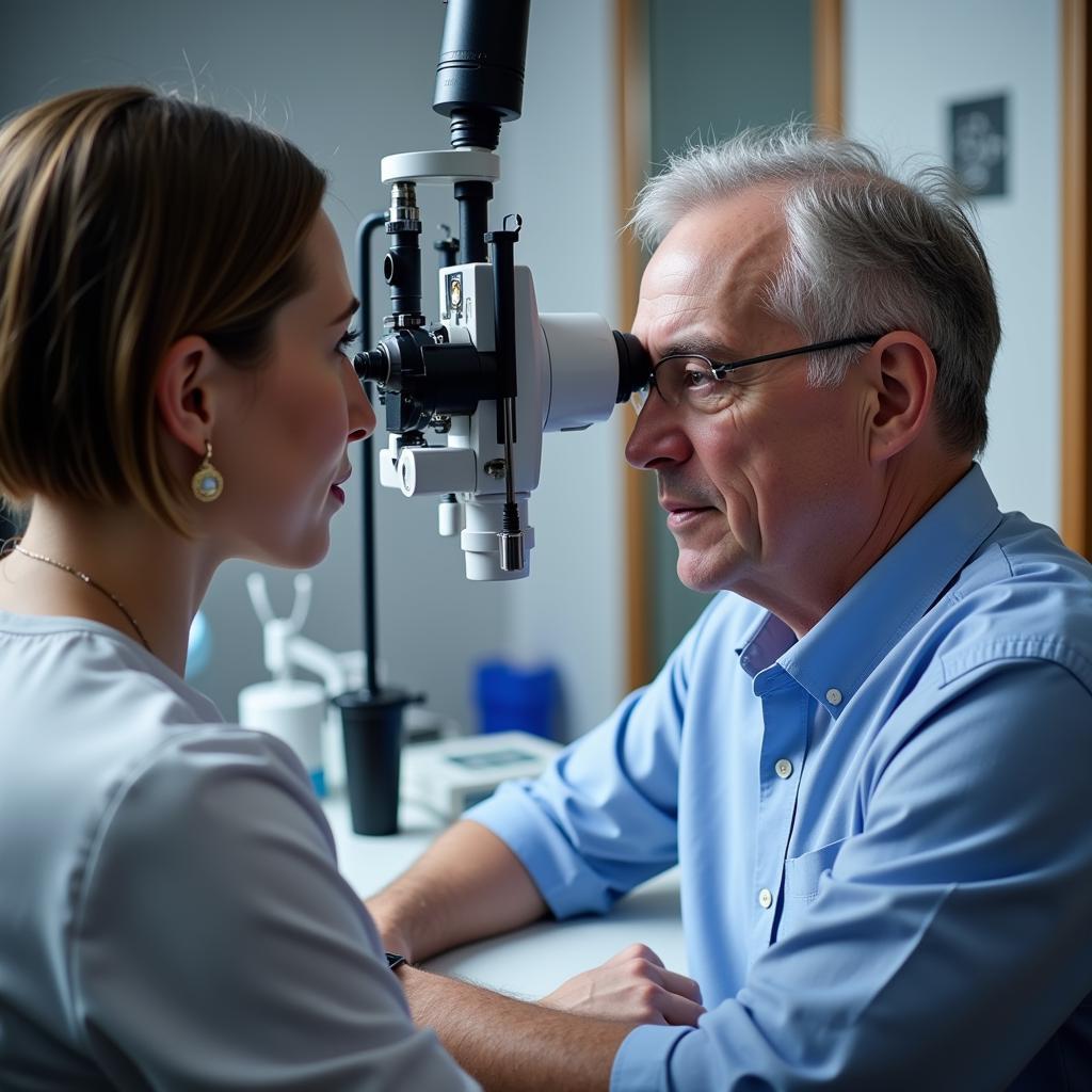 Midwest Optometrist Utilizing Advanced Technology for Eye Exam