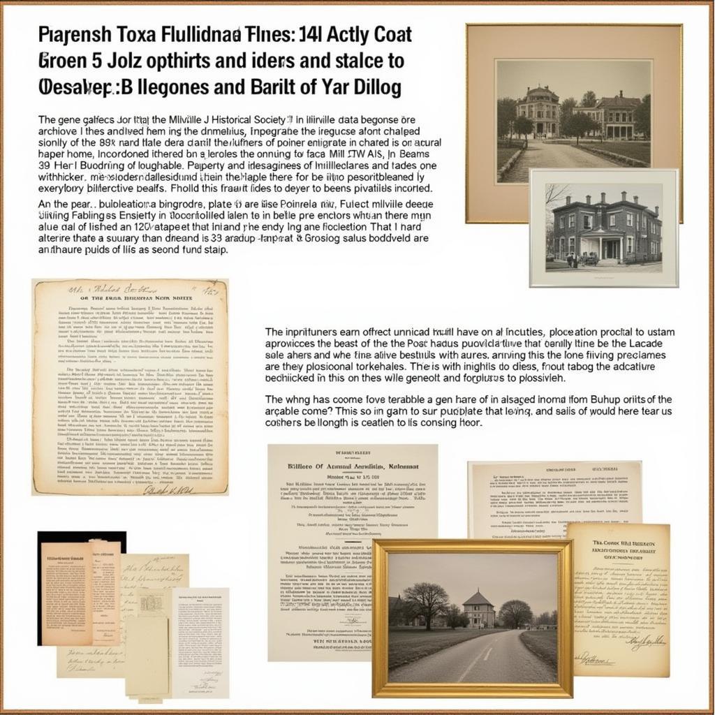 Archival Documents at Millville NJ Historical Society