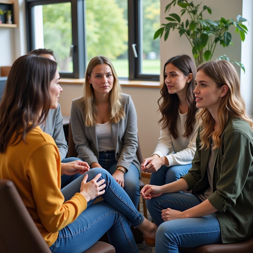 Individuals reflecting on the lessons learned from a mini-society experience.