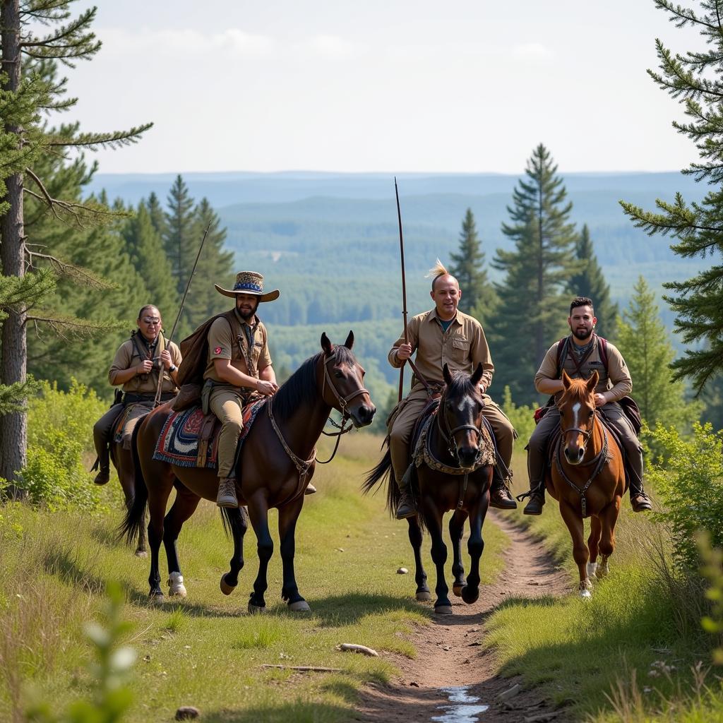 Mohawk Warrior Society Protecting Traditional Territory