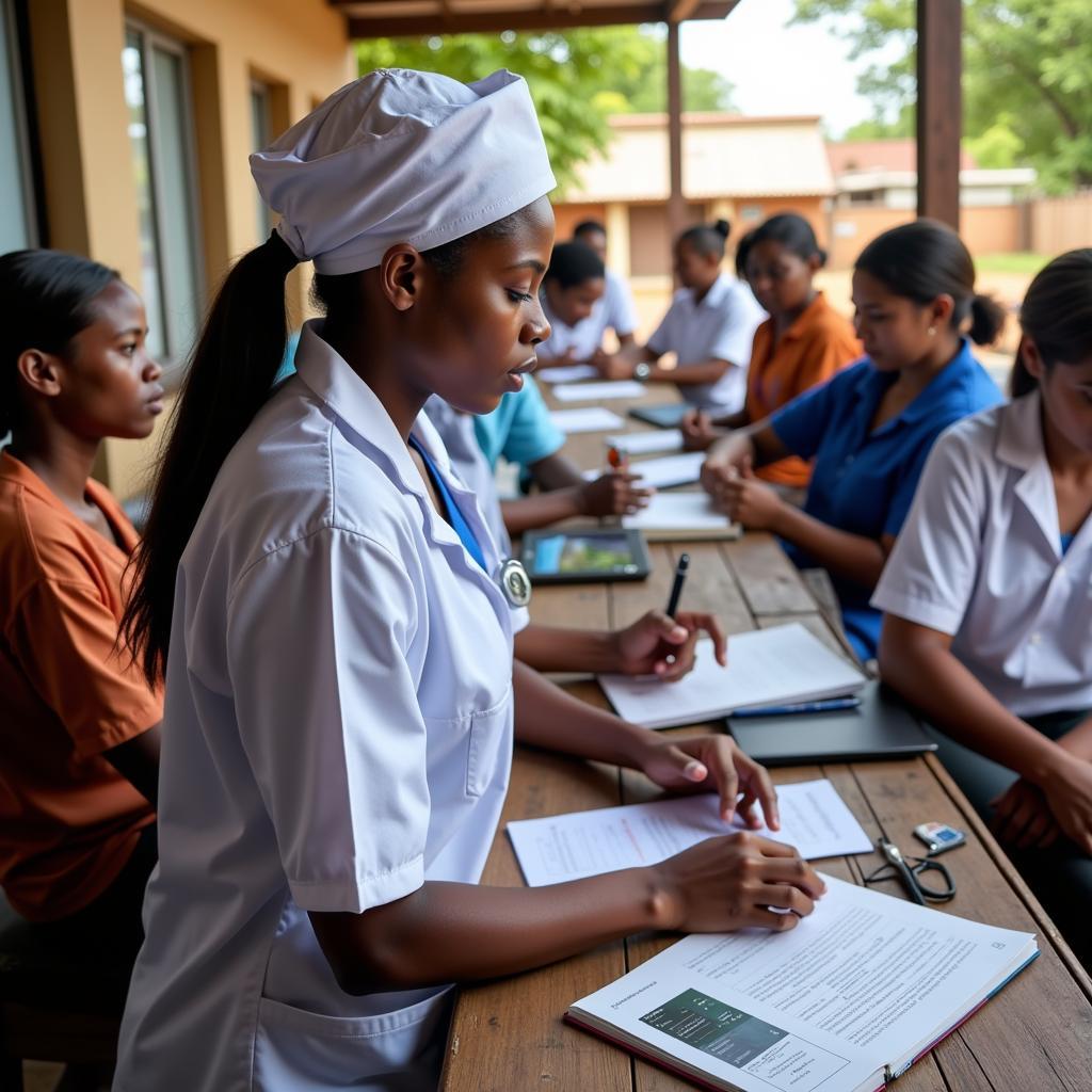 Medical Science Liaisons participating in a global health initiative