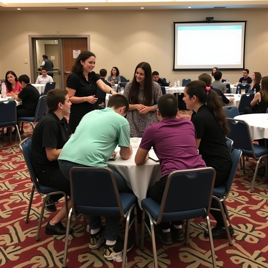 Youth participating in activities at the MAS Convention