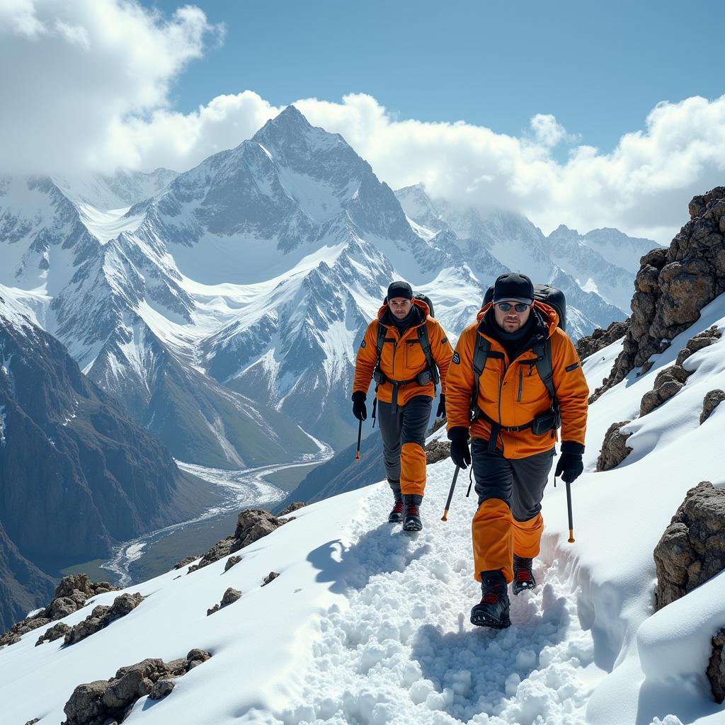 Nando Parrado and Roberto Canessa Trekking Through the Andes