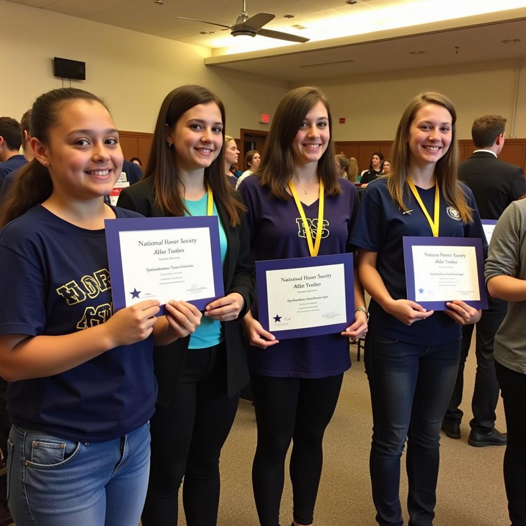 National Honor Society Induction Ceremony